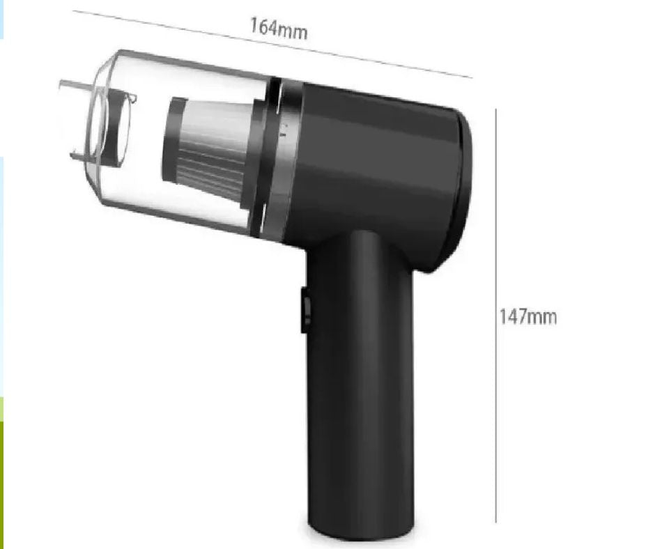 Aspiradora De Mano Mini Para Autos Y Hog