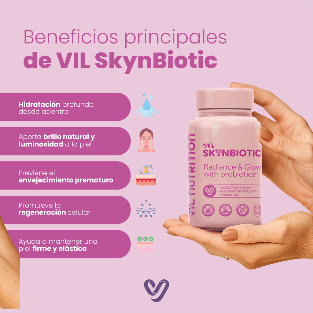 Vil SkynBiotic™ – The probiotic that illuminates your skin from within and restores your facial glow